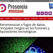 Ciberamenazas o fugas de datos, principales riesgos en las fusiones y adquisiciones tecnolgicas, segn expertos